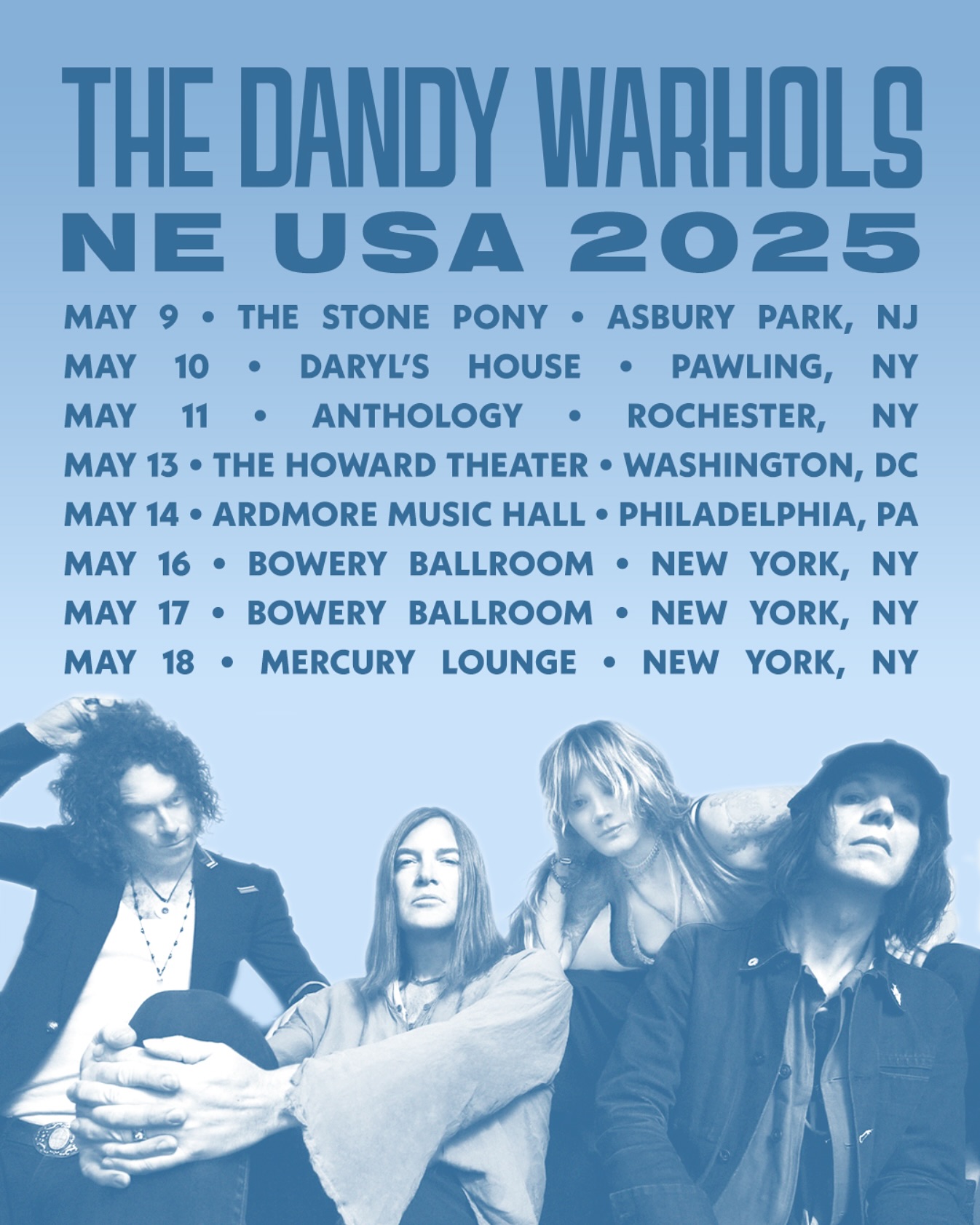 The Dandy Warhols Tour Poster